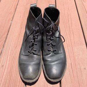 Clarks Black Leather Boots
